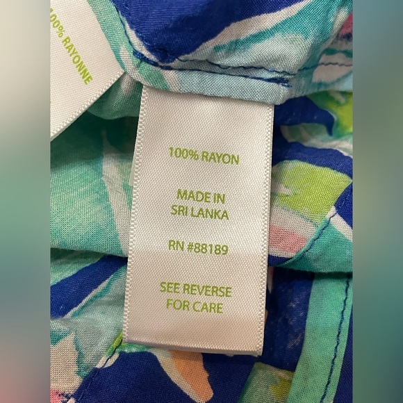 Lilly Pulitzer Sarasota Tunic - Island Exotic - EUC - XXS - Picture 7 of 10